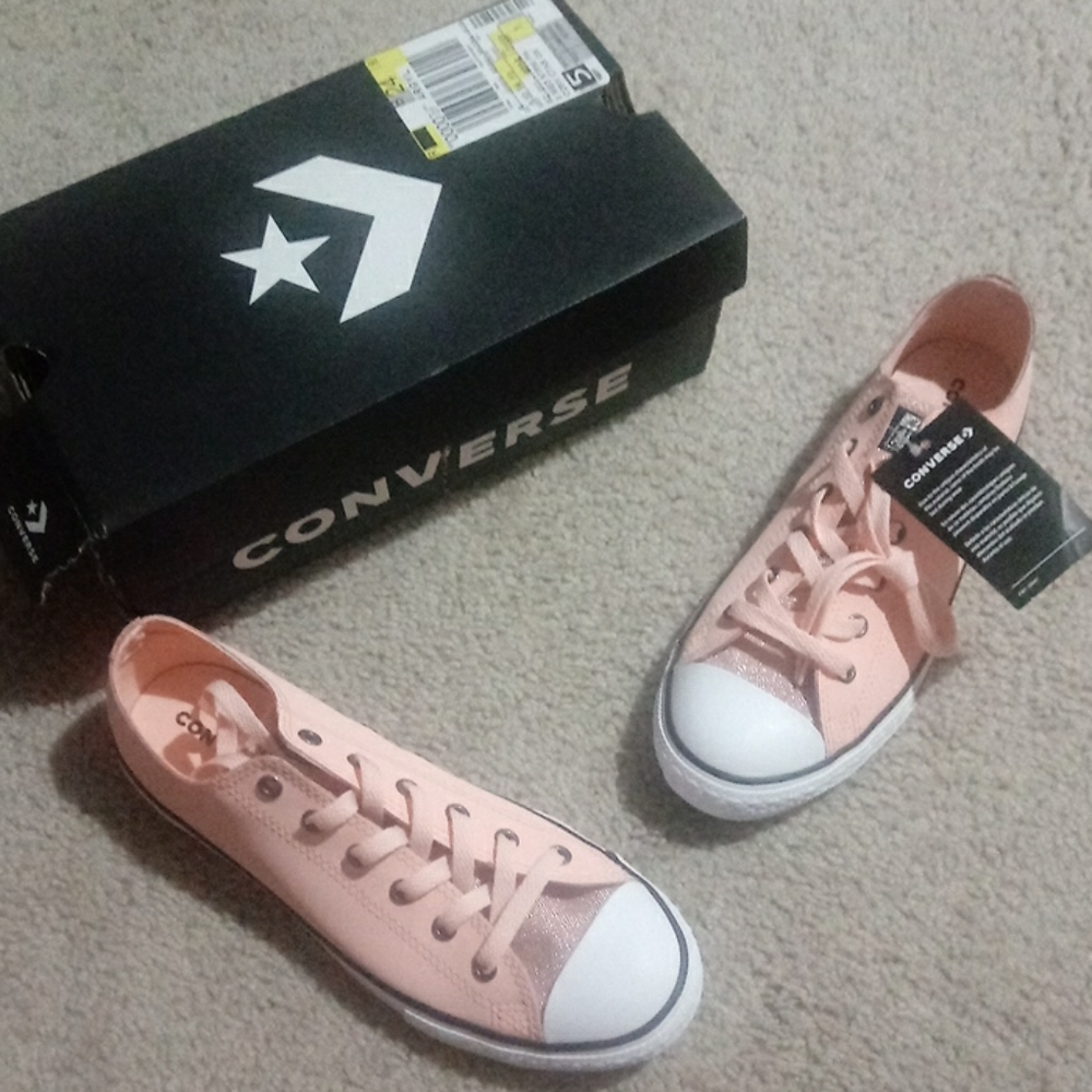Brand New light pink all star converse (shoes)